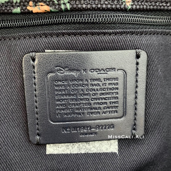 NWT COACH X Disney Limited Edition Thumper Tote Bag & Coin Bag Set - Picture 8 of 16